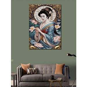 Kanvas Tablo Japon Kadın 50x70 cm