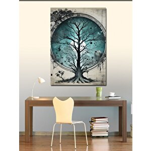Kanvas Tablo Evren Ve Kuru Ağaç 100x140 cm