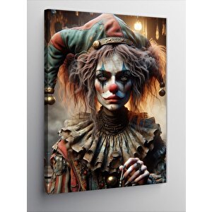 Kanvas Tablo Üzgün Palyaço 70x100 cm