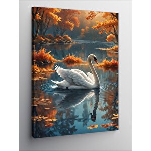 Kanvas Tablo Göldeki Kuğu 70x100 cm
