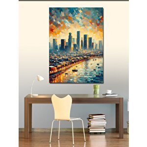 Kanvas Tablo Şehir Manzarası 100x140 cm