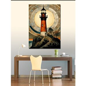 Kanvas Tablo Deniz Feneri 70x100 cm
