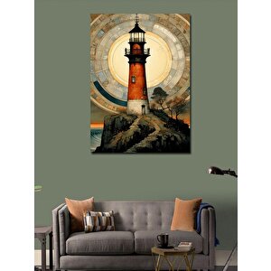 Kanvas Tablo Deniz Feneri 70x100 cm