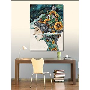 Kanvas Tablo Denizli'nin Horozu 100x140 cm