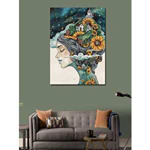 Kanvas Tablo Denizli'nin Horozu 100x140 cm