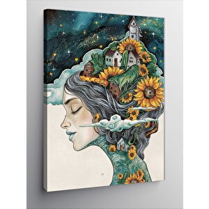Kanvas Tablo Denizli'nin Horozu 70x100 cm