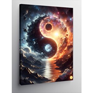 Kanvas Tablo Ying Yang Denge 100x140 cm