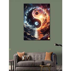 Kanvas Tablo Ying Yang Denge 100x140 cm