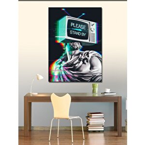 Kanvas Tablo Davut Heykeli Fan Art 100x140 cm