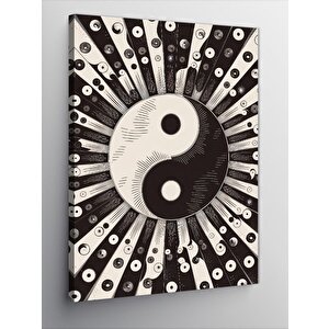 Kanvas Tablo Ying Yang 50x70 cm