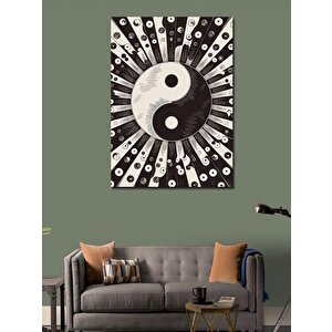 Kanvas Tablo Ying Yang 100x140 cm