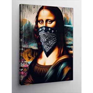 Kanvas Tablo Mona Lisa Fan Art 50x70 cm