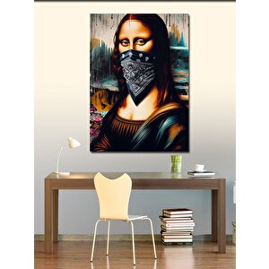 Kanvas Tablo Mona Lisa Fan Art 50x70 cm