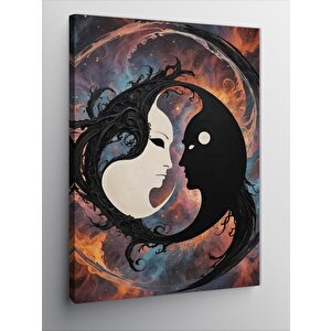 Kanvas Tablo Yin Yang Temalı 50x70 cm