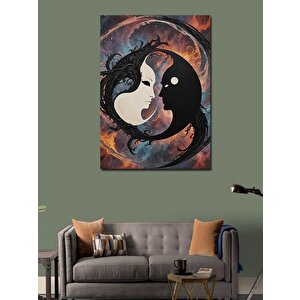 Kanvas Tablo Yin Yang Temalı 50x70 cm