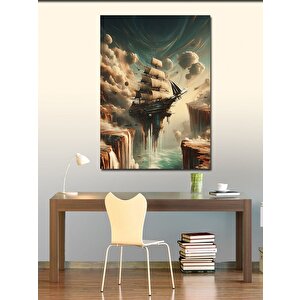 Kanvas Tablo Renkli Kadın 100x140 cm