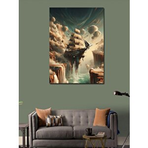 Kanvas Tablo Renkli Kadın 100x140 cm