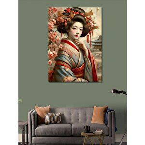 Kanvas Tablo Japon Kadın 100x140 cm