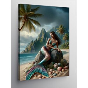 Kanvas Tablo Deniz Kızı 70x100 cm
