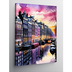 Kanvas Tablo Sulu Boya Amsterdam 70x100 cm
