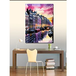 Kanvas Tablo Sulu Boya Amsterdam 70x100 cm