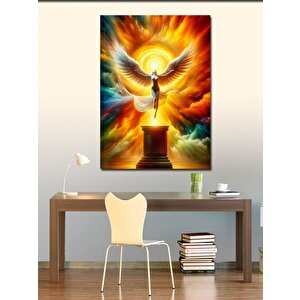 Kanvas Tablo Renklerle Hayat Ağacı 70x100 cm