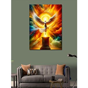 Kanvas Tablo Renklerle Hayat Ağacı 70x100 cm