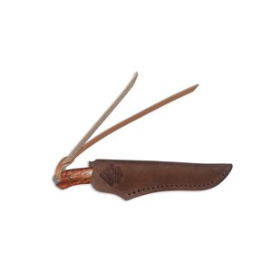 Caping Bıçak, Wood With Leather Sheath
