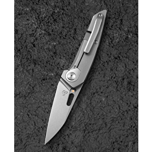 Bestech Vk-void Bt2305b Beyaz Boncuk Kumlama+taş Yıkama Titanyum+ Karbon Fiber Sap Stonewash Elmax Çakı