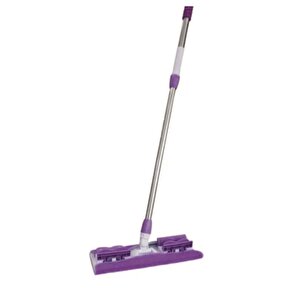 Tak Kullan Mandallı Mop Teleskopik Saplı + Yedek Mop + Yer Temizlik Havlusu