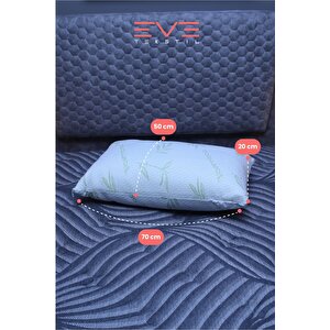 Eve 4 Adet Bamboo Kılıflı Silikon Elyaf Yastık 50cm X 70 Cm 800 Gr