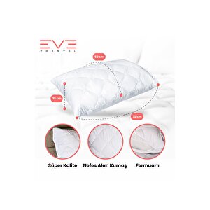 2 Adet Diamond Plus Kapitone Yastık 50*70 Cm 800 Gr 50x70 cm
