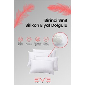 8 Adet Rollpack Yastık Mikrosilikon 1000 Gr 50x70 cm