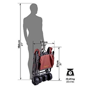 Uquip Buddy Katlanabilir Her Zemin Için İdeal Yük Taşıma Aracı