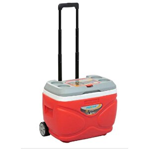 Pinnacle Prudence Tekerlekli Buzluk 30 Litre-kirmizi
