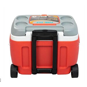 Pinnacle Prudence Tekerlekli Buzluk 30 Litre-kirmizi