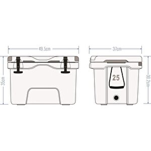 Icepeak Aden Buzluk 25 Litre
