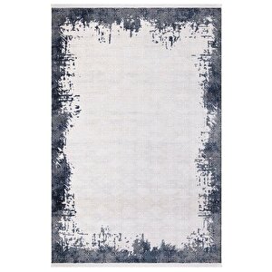 Halı Zara 1007 Mavi Serisi Akrilik Salon Oturma Yatak Odası Halısı 200x290 cm