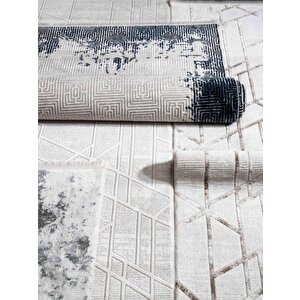 Halı Zara 1007 Antrasit Serisi Akrilik Salon Oturma Yatak Odası Halısı 160x230 cm