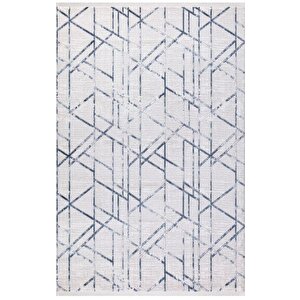 Halı Zara 1006 Mavi Serisi Akrilik Salon Oturma Yatak Odası Halısı 160x230 cm