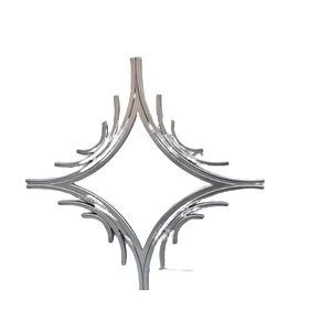 Ayna 18197 Cnc Model Mdf Kesim Modern Tarz Esteti Çizgi Gümüş Gri̇ Renk.el Yapım