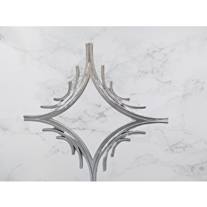 Ayna 18197 Cnc Model Mdf Kesim Modern Tarz Esteti Çizgi Gümüş Gri̇ Renk.el Yapım
