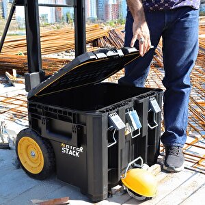 Cat Da41004 Hyper Stack 60 Litre Ağır Hizmet Tipi Tekerlekli Kilitli Takım Çantası