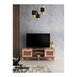 130 Cm Hasırlı Tv Sehpası