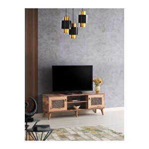 130 Cm Hasırlı Tv Sehpası