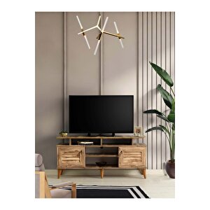 110 Cm Panjurlu Raflı Tv Sehpası