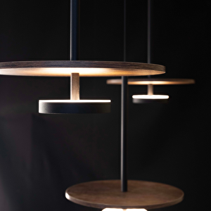 Led Avize Sarkıt Ahşaplı Avize 3*25 Cm