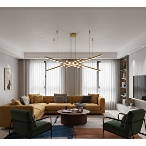 Astrail Sarkıt Led Avize 72 Watt 100 Cm