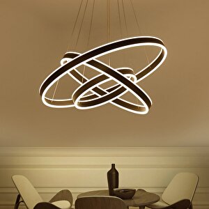 Double Light Çift Yön Led Avize Ø100-80-60 Cm 272 Watt