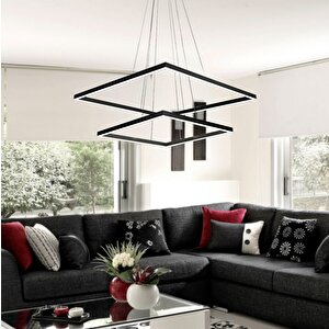 Sarkıt Led Avize Sumatra 60x60 Cm 72 Watt